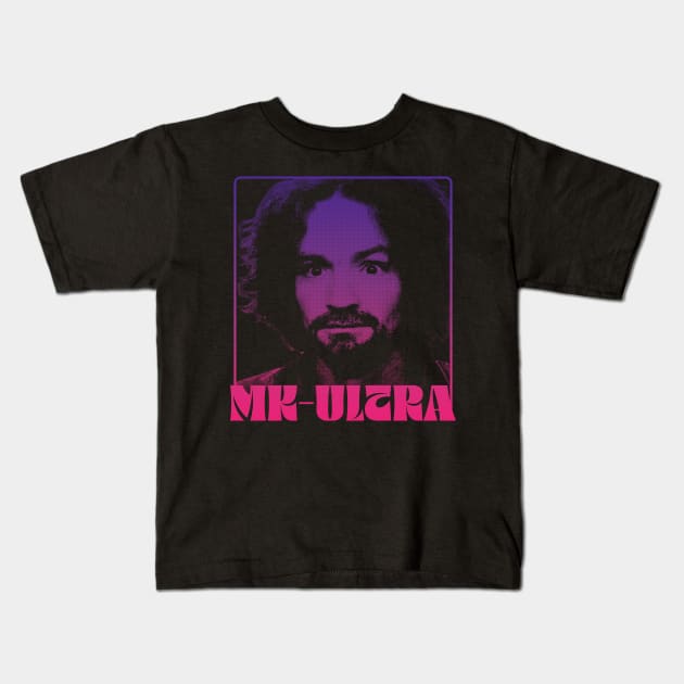 Charles Mason MK ULTRA Kids T-Shirt by SBSTN